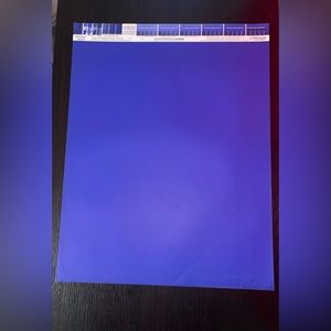 Vintage Pantone by Letraset • Letracolor Color Paper Blue 072 • 26”x20”  *RARE*